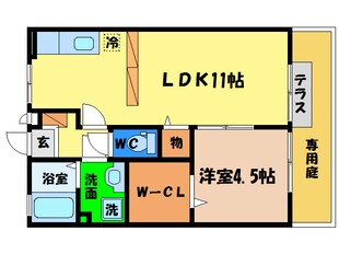 エスペランサの物件間取画像